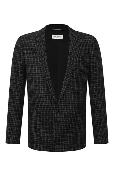 Пиджак из шерсти и вискозы Saint Laurent