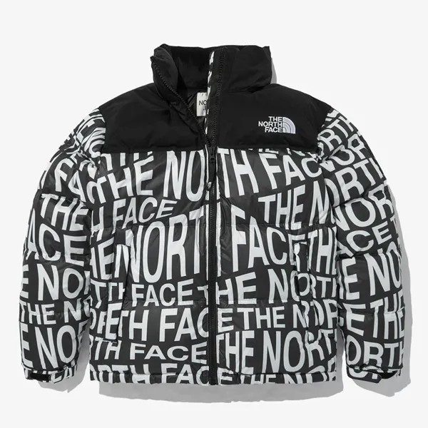 THE NORTH FACE NJ1DN51M White Label Новинка Пуховик с принтом