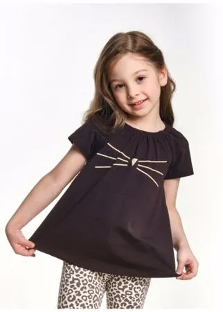 Туника Mini Maxi, 0803, цвет коричневый, размер 110