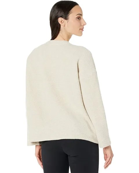 Свитер Eileen Fisher Crew Neck Box Top, цвет Maple Oat