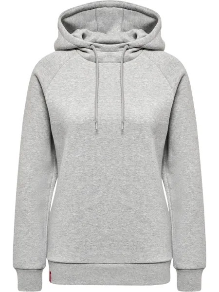 Толстовка Hummel Hoodie Hmlred Heavy Hoodie Woman, серый меланж
