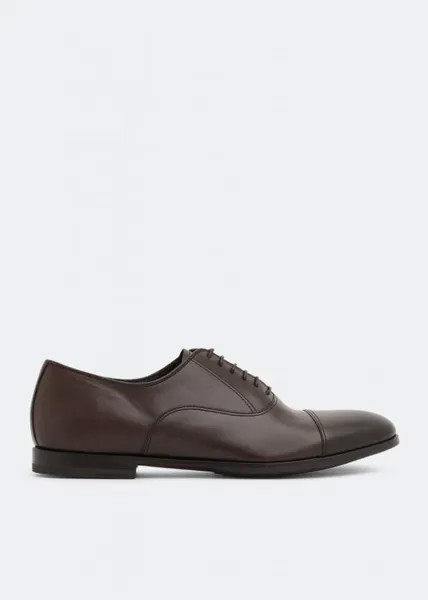 Оксфорды BARRETT Oxford leather shoes, коричневый