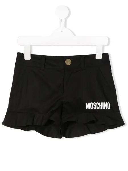 Moschino Kids шорты с оборками