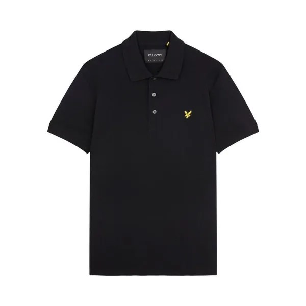 Рубашка поло Lyle & Scott Plain, черный