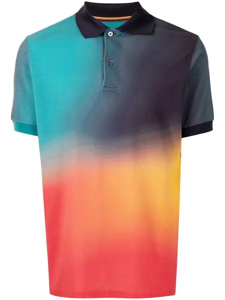 PAUL SMITH рубашка поло с абстрактным принтом