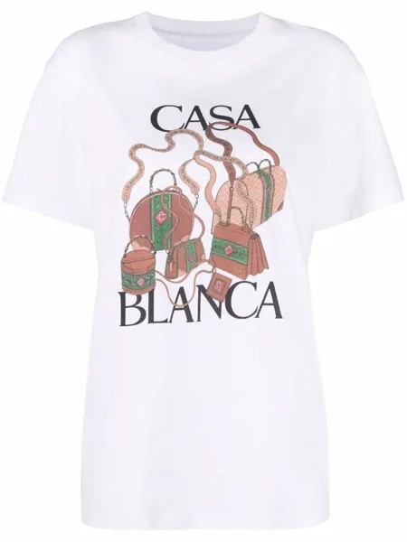 Casablanca футболка с логотипом