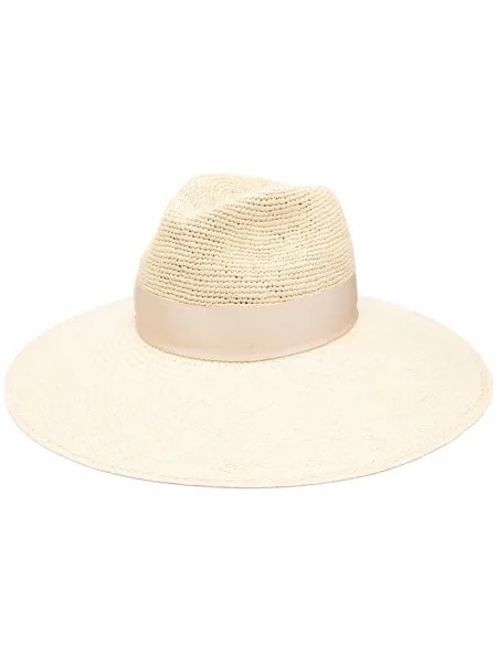 Borsalino соломенная шляпа с широкими полями