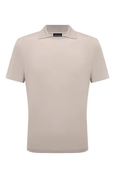 Поло из вискозы Giorgio Armani