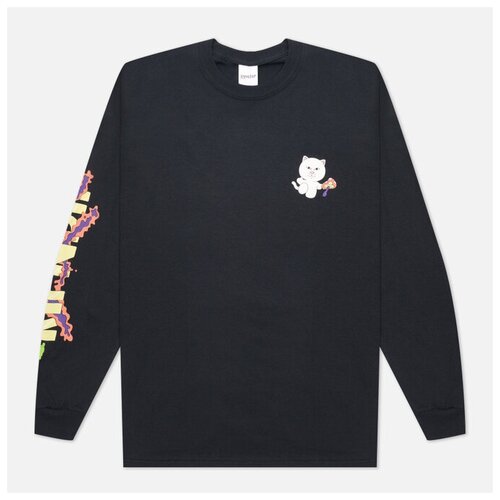 Мужской лонгслив Ripndip Day Tripper чёрный , Размер S