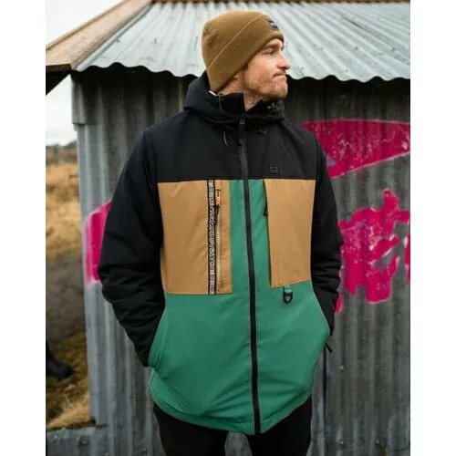 Куртка BILLABONG, размер XL, зеленый