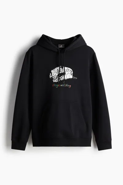 Толстовка обычного кроя H&M, черный