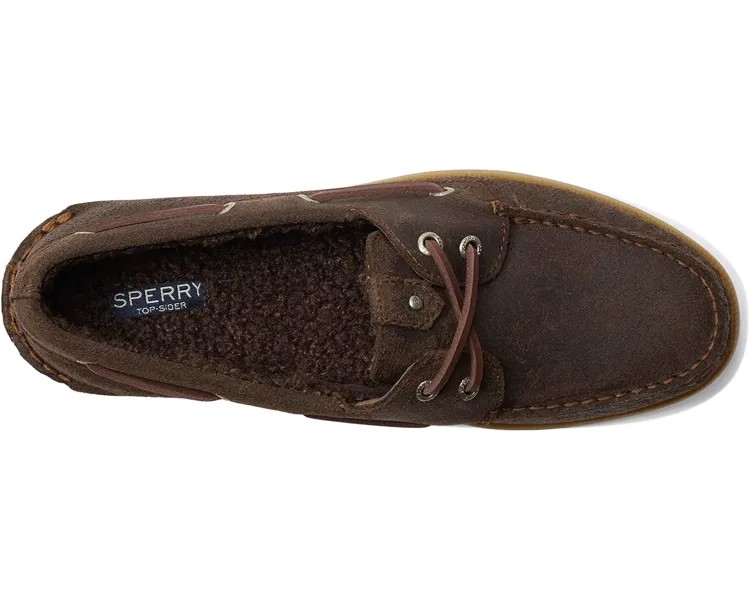 Лодочные туфли A/O 2-Eye Seacycled Shearling Sperry, джава