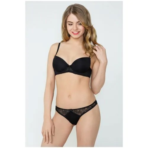 Бюстгальтер infinity lingerie, размер 80D, черный