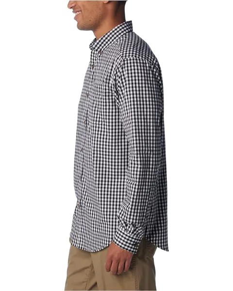 Рубашка Columbia Rapid Rivers II Long-Sleeve Shirt, цвет Black Everyday Gingham
