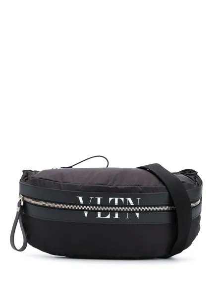 Valentino Garavani поясная сумка с логотипом VLTN