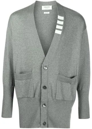 Thom Browne кардиган оверсайз с полосками 4-Bar