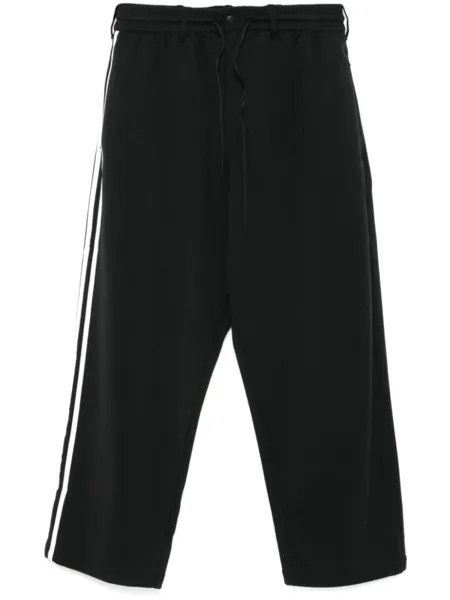 Y-3 x adidas 3-полосатые спортивные штаны, черный