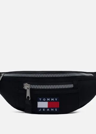 Сумка на пояс Tommy Jeans Heritage Bumbag, цвет чёрный