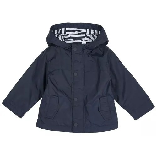 Куртка Chicco для мальчиков, с капюшоном, размер 104, цвет тёмно-синий
