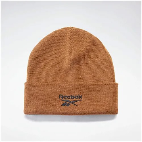 Шапка Reebok TE LOGO BEANIE Коричневый OSFM H11295