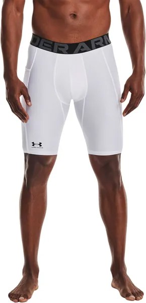 Длинные шорты Heatgear Armor Under Armour, цвет White/Black