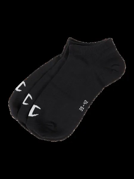 Носки-кроссовки с этикеткой, в упаковке 3 шт., модель Sneaker Sock CHAMPION, черный