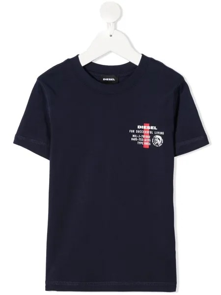 Diesel Kids футболка с логотипом