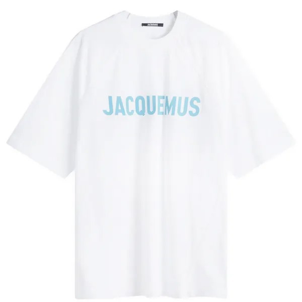 Футболка Jacquemus Typo Logo T-Shirt, цвет Multi White