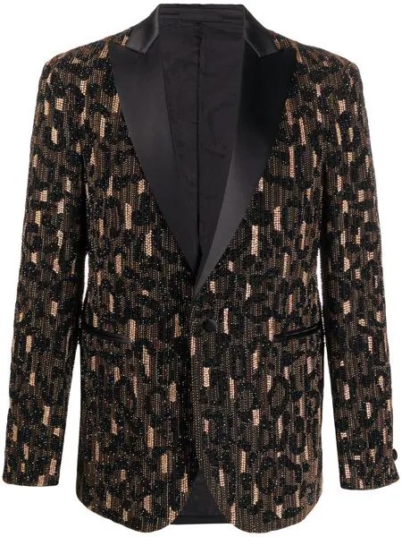 Versace пиджак с бисером