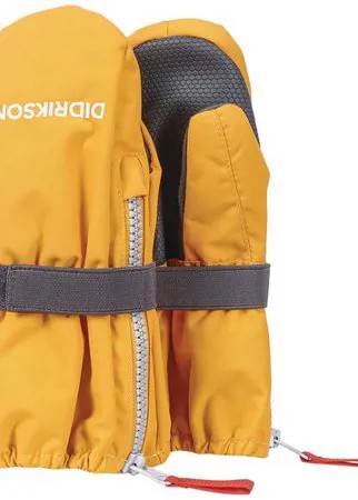 Варежки BIGGLES ZIP 4 503420-425 Didriksons, Размер 0-2, Цвет 425-желтая дыня