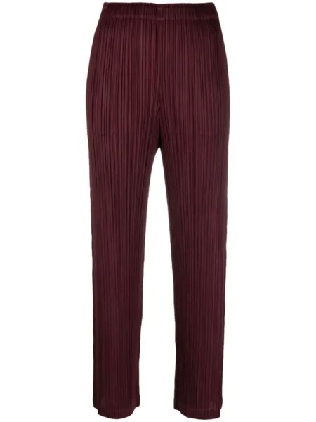 Pleats Please Issey Miyake плиссированные брюки Monthly Colors October, фиолетовый