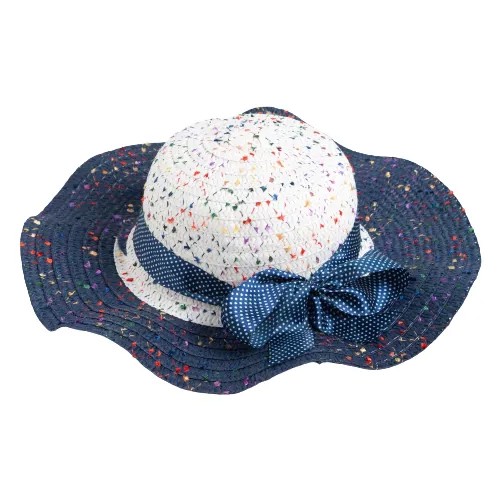 Шляпа женская, цвет темно-синий, размер 56-58