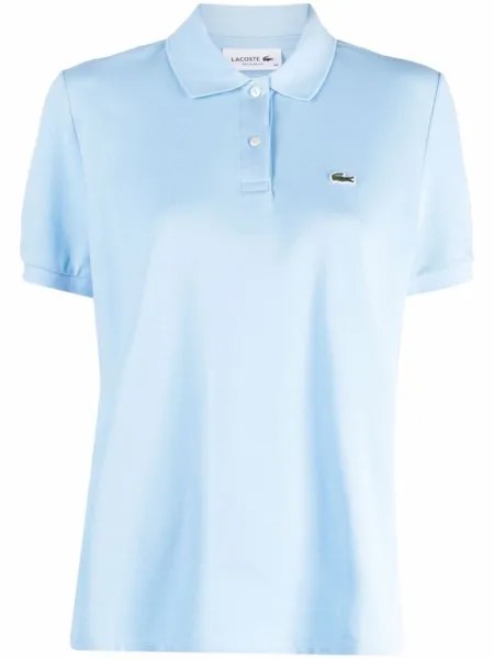 Lacoste рубашка поло с нашивкой-логотипом, синий