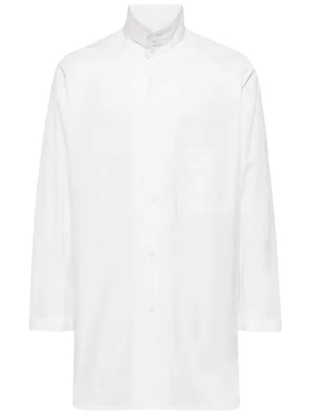 Yohji Yamamoto рубашка с рукавами реглан, белый
