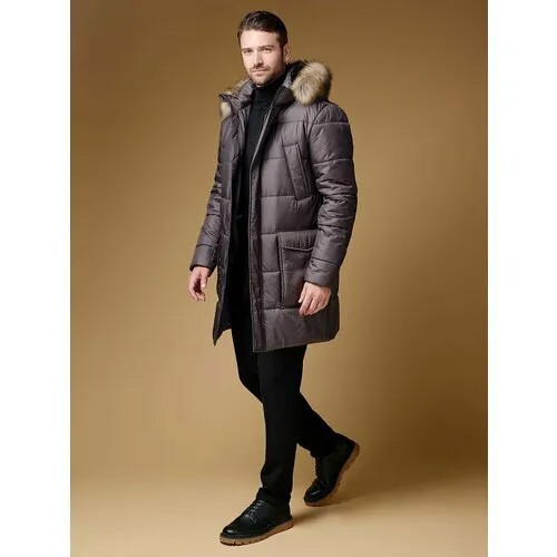 Куртка Bazioni, размер 46, коричневый