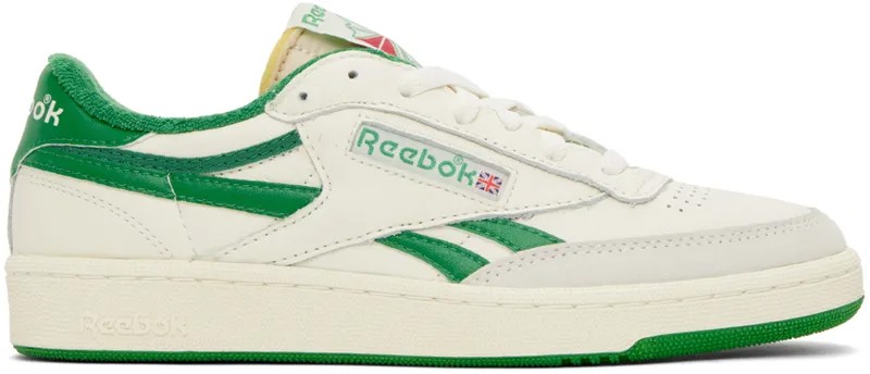 Бело-зеленые кроссовки Club C Revenge Reebok Classics