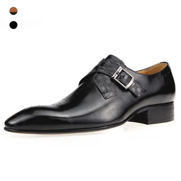 Новинка 2022, мужские туфли Monk Men, формальные мужские туфли-оксфорды для свадьбы, офиса, кожаные мужские туфли Bullock, резьба в классическом стиле cn