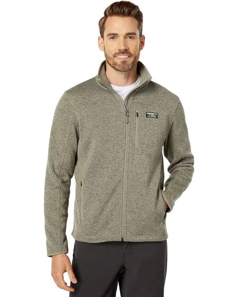 Куртка L.L.Bean Sweater Fleece Full Zip, цвет Eucalyptus