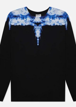 Мужской лонгслив Marcelo Burlon Smoke Wings Regular, цвет чёрный, размер M