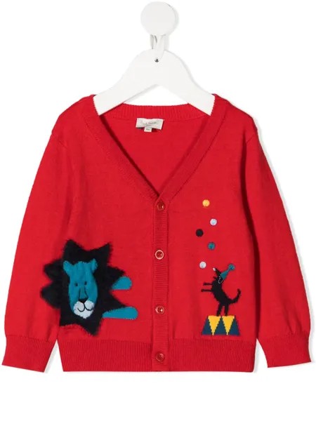 Paul Smith Junior кардиган с аппликацией