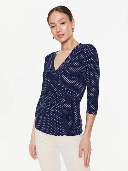 Блуза стандартного кроя Lauren Ralph Lauren, синий