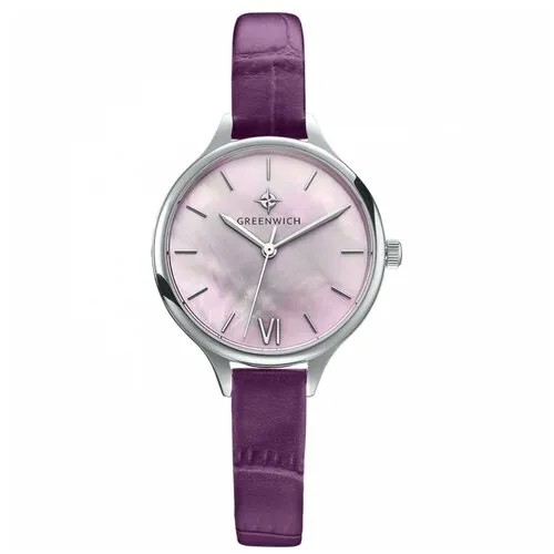 Наручные часы GREENWICH Regatta GW 311.18.60, фиолетовый, серебряный