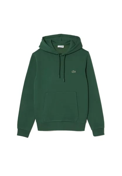 Толстовка с капюшоном Lacoste, зеленый