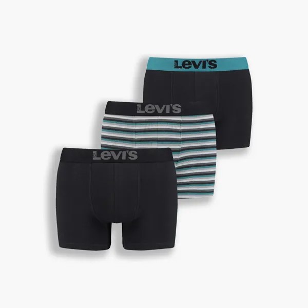 Боксеры мужские Levi's Giftbox Yd Multicolor Stripe Boxer Brief разноцветные M