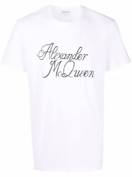 Alexander McQueen футболка с логотипом