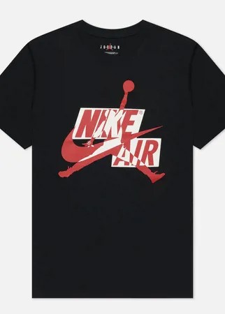 Мужская футболка Jordan Jumpman Classics HBR Crew, цвет чёрный, размер XXL