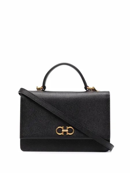 Salvatore Ferragamo сумка с верхней ручкой и декором Gancini
