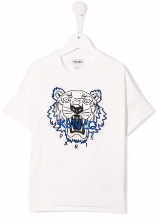 Kenzo Kids футболка с принтом