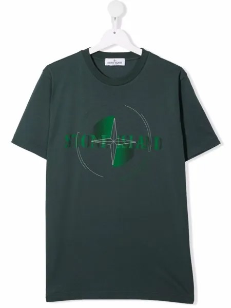 Stone Island Junior футболка с логотипом
