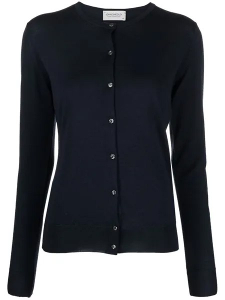 John Smedley кардиган Pansy на пуговицах, синий